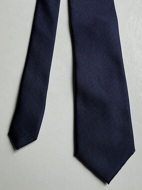 Marks and Spencer classy solid navy colour slim tie
